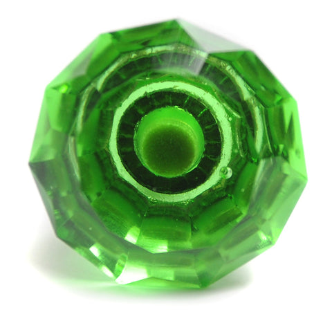 Medium glass diamond pull-green
