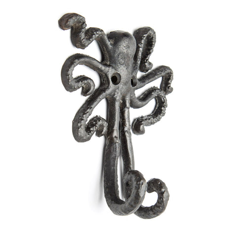 Cast iron octopus hook-brown