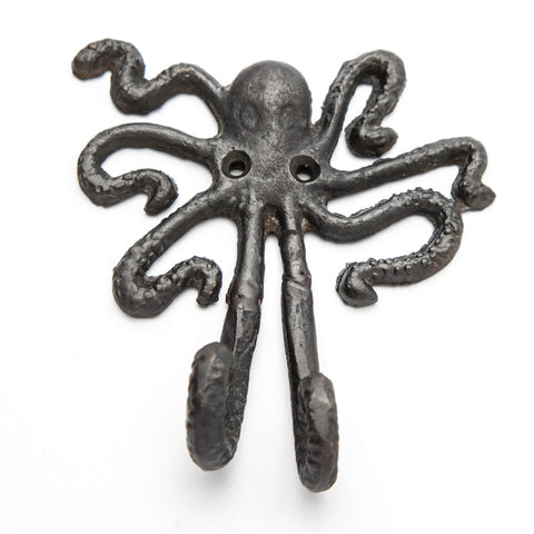 Cast iron octopus hook-brown