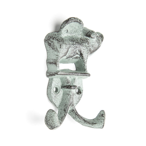 Green flying pig double hook