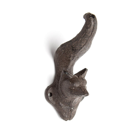 Cast iron fox hook-Brown